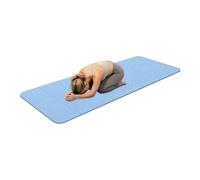 Foldable Yoga Mat TPE Thick Portable Exercise Mat for Home Gym Travel | Eight-fold compact design - 8mm TPE with double-sided bark grip for stability on hardwood, tile, marble, and carpet
