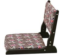 Foldable Zaisu Floor Chair - Padded Back Support Gaming Chair Legless Design for Reading Gaming Meditation Perfect for Japanese Living Room & Balcony Use