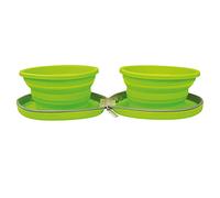 FOLDABLE ZIP UP DUAL BOWLS