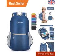 Foldaway Ultra Lightweight Backpack - 0.7 lb 35L Compact Design for Adventures