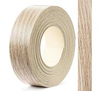 FOLDECOR Bright Sonoma Oak Hotmelt Melamine Edge Banding Tape 21mm x 5m, Iron on Edge Trim Strip for Furniture, Cabinets, Shelves & Panels, Easy to Apply & Cut