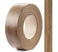 FOLDECOR Rustic Oak Hotmelt Melamine Edge Banding Tape 21mm x 5m, Iron on Edge Trim Strip for Furniture, Cabinets, Shelves & Panels, Easy to Apply & Cut