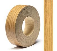 FOLDECOR Windsor Oak Hotmelt Melamine Edge Banding Tape 21mm x 5m, Iron on Edge Trim Strip for Furniture, Cabinets, Shelves & Panels, Easy to Apply & Cut