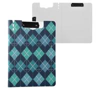 Folded Clipboard A4 Clipboard Binder Horizontal and Vertical Double Clips Nursing Clip Board with Hard Cover
