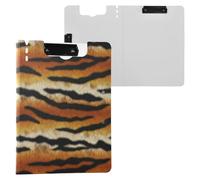 Folded Clipboard A4 Clipfolio Double Clips Pen Holder Office Clip Board with Cover