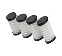 Folded H13 Filter for Dreame S10 S20 for d90 Vacuum Folded H13(4 PACK) | Folding mountain structure, larger for surface area, improved airflow, dust mite removal, reusable
