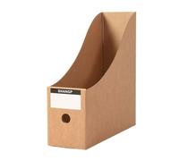 Folder 1/2Pcs Office Organizer for Desk File Magazine Holder Kraft Paper Books Document Storage Box Home Desktop Cabinet Organizer Rack(1pcs)
