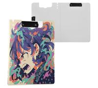 Folder Clipboard with Storage Angry Boys Old Lace A4 Clipboard Binder Two Metal Clips Pen Holder Office Clip Board with Hard Cover