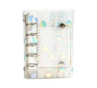 Folder Cover, Transparent PVC Refillable Universal | Journal Ring Cover & Scrapbook, Travel, Daily Commuting, Business Travel and Office Files