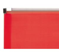 Folder dossier liderpapel a6 Translucent red Zip Closure.