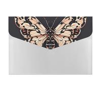 Folder Expanding File Folder Accordion File Organizer 6 Pocket Folders for Documents Moth Gothic Folder Portable Paper Organizer for Office Supplies