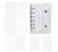 Folder for collecting stickers, empty clear holographic, sticker storage book - for hand-painted cards photos girls students children teenagers travel school dorm bedroom