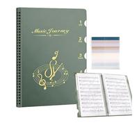 Folder for Sheet Music - A4 Folder for Musical Scores - Storage Document Holder - for Travel Presentations Choral Room Meetings Office School Business Band
