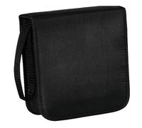 Folder - Holds 40 CDs Capacity | Portable Zipper Holder, Disc Storage Organizer, Storage Folder, Oxford Fabric Brochure Album, Black/White, Refer to description, Unisex