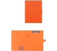 Folder， Legal Pad Holder Letter Size A4 Writing for Business School Office Conference Clip Boards(Oranje)