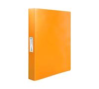 Folder liderpapel 4 rings 25 mm mixed polypropylene din a4 orange fluor opaque
