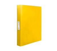 Folder liderpapel 4 Rings 25 mm Mixed Polypropylene din a4 Yellow fluor Opaque