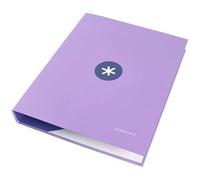 Folder liderpapel antartik a4 Lined 4 Rings 25 mm Round Lavender Colour