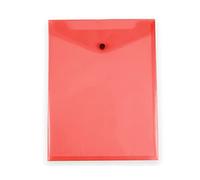 Folder liderpapel dossier Clasp Polypropylene DIN A4 Vertical Format with Translucent red Gusset