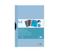 Folder liderpapel dossier lateral clamp Polypropylene din a4 Light Blue Opaque 30 Sheets Sliding clamp