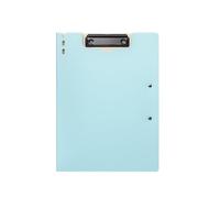 Folder Multi-Colour A4 Folder Multifunctional Double-Clip Writing Pad Data Contracts Archives Finishing Office Supplies File Jackets(Blue)