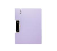 Folder Organiser Box A4 File Folder Multifunctional Clipboard Stationery Office Supplies Paper Contract Organising Storage Clip(Purple)