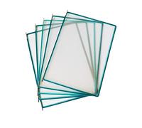 Folder， Wall Mounted File Holder,Hanging Organizer,Display Panel System Table, A4 Price List 10 Panels, Sheet, Orange(Panels D A4 Letter)