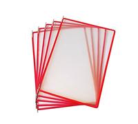 Folder， Wall Mounted File Holder,Hanging Organizer,Display Panel System Table, A4 Price List 10 Panels, Sheet, Orange(Panels a A4 Letter)