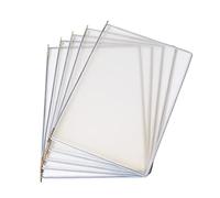 Folder， Wall Mounted File Holder,Hanging Organizer,Display Panel System Table, A4 Price List 10 Panels, Sheet, Orange(Panels G A4 Letter)