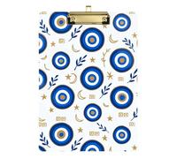 Folder with Clipboard A4 Size 12.5" x 9" Metal Clipboard Folder with Low Profile Clip for Nursing Office Meeting Gr vil Eye Occult