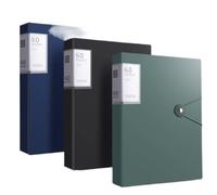 Folder with Plastic Sleeves -3 Pack Art Portfolio Folding folders a4 | With 60 Pages Display Book For Students