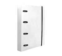 Folder with Refill Liderpapel A4 Square 5 mm 100 Sheets 80 g Polypropylene 4 Mixed Rings 25 mm Transparent