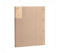 Folders 2 Pcs 40 Pocket A3 Binder, Portfolio Folder Display Books, Document Organizer Presentation File Folder for Home School Office File Folder(Brown)