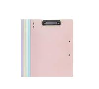 Folders 5 Pcs A4 Folder Multifunctional Double-Clip Writing Pad Data Contracts Archives Finishing Office Supplies