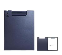 Folders A4 Clipboard Folder, 360° Foldable Binder Clipboards Report Cover Clip Boards File Folder(Donker Blauw,Horizontal)