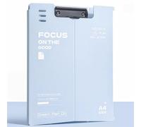 folders Clipboard Folder A4 Foldable Clipboard Binder Clipboards for School Office documents(Blu,Vertical)