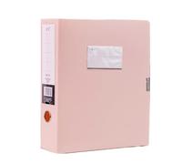 Folders for Paperwork 2pcs Multifunctional DIY A4 File Organizer Box Dustproof Thickened File Paper Organizer PP Plastic Document Case(Colorful-D)
