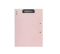 Folders Multi-Colour A4 Folder Multifunctional Double-Clip Writing Pad Data Contracts Archives Finishing Office Supplies(Pink)