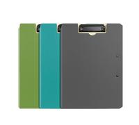 Folders Multicolored Foldable Cover Clipboard Folder Sturdy Double Clip Contract File Organizer Binder 3 Pcs