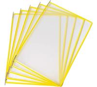 Folders, Wall Mounted Display File Holder, Display Panel System Table Wall, A4 Price List Holder 10 Display Panels, Sheet Holder,(Panels B A4 Letter)