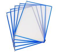 Folders, Wall Mounted Display File Holder, Display Panel System Table Wall, A4 Price List Holder 10 Display Panels, Sheet Holder,(Orange)