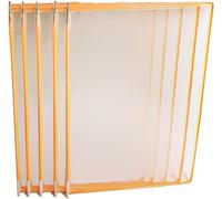 Folders, Wall Mounted Display File Holder, Display Panel System Table Wall, A4 Price List Holder 10 Display Panels, Sheet Holder,(Panels H A4 Letter)