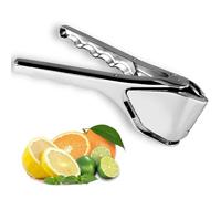 FoldFlat Lemon Squeezer, Lime Squeezer, Max Extraction Compact Hand Juicer for Citrus Lemon Lime Orange, Zinc Alloy Juicer