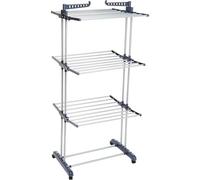 Folding 3 Tier Clothes Dryer Airer Indoor Outdoor Foldable Wings Laundry Horse
