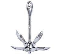 Folding 8kg Hot-Dip Galvanised Boat Anchor Grapnel Marine Dinghy Yacht RIB 4Boat