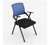Folding Accent Chair with Wide Seat for Office & Home Use table Blue Desk Chair for Smals Lightweight & Slish Design