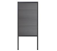 Folding Accordion Cabinet Door Kit - Pull-Down Honeycomb Pleated Sliding Doors with Frame for Shoe Cabinets, Wardrobes, and Wall Cupboards - Easy Installation (Gray, 32x24 inch)