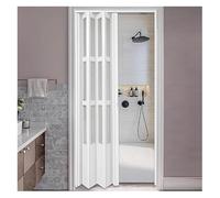 Folding Accordion Sliding Door - Easy to Install Interior Room Divider for Living Room and Bedroom, Sturdy and Space-Saving Multifold Partition Solution