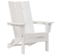 vidaXL Folding Adirondack Chair White 80.5 x 74.5 x 92 cm HDPE