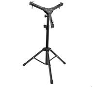 Folding Adjustable Snare Drum Stand, Aluminum Alloy Tripod Drum Stand with Plastic - Wrapped Feet for 11in 12in Drums, Portable Percussion Stand for Beginners and